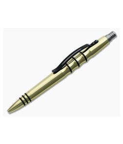 Tuff-Writer Precision Press Polished Brass Pen