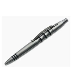 Tuff-Writer Precision Press Brushed Titanium Pen