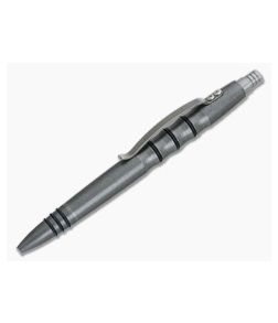 Tuff-Writer Precision Press Tumbled Titanium Pen