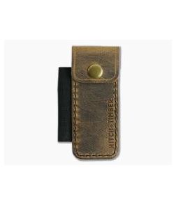 Hitch & Timber Proper Belt Sheath with Pen Holder Crazy Horse Leather 
