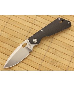 Strider PT-CC Spear Point Black G10 Top Grind Swedge