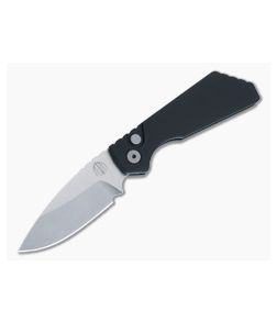 Protech Strider PT Plus Automatic Black Aluminum Handle Stonewashed MagnaCut Drop Point PT201