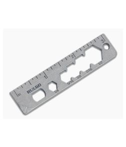 Qerim 37 Rulgo 3 Inch SAE Wallet Sized Titanium Ruler 024