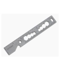 Qerim 37 Rulgo 6 Inch SAE/Metric Titanium Pocket Ruler 026