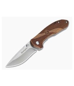 Remington Heritage Series Medium Drop Point Liner Lock Wood Handled Folder R40002