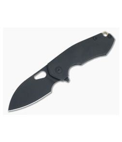 GiantMouse ACE Riv Titanium Blackout Frame Lock Flipper PVD M390 Drop Point