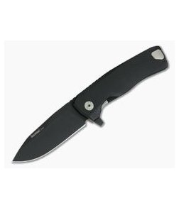 LionSteel ROK H.WAYL Hidden Clip Black Aluminum Black M390 Flipper ROK A BB