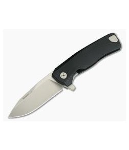 LionSteel ROK H.WAYL Hidden Clip Black Aluminum M390 Flipper ROK A BS