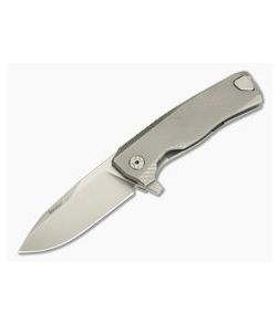 LionSteel ROK H.WAYL Hidden Clip Grey Titanium M390 Flipper ROK G