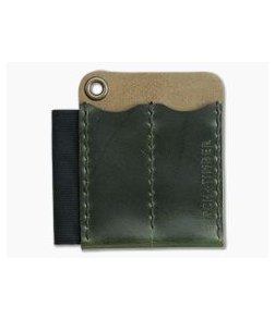 Hitch & Timber Runt 2.0 Antique Green Leather EDC Slip & Pen Holder