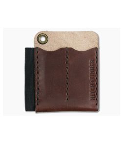 Hitch & Timber Runt 2.0 Card Holder Chestnut Leather EDC Slip & Pen Holder