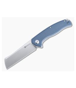 Sencut Traxler Flipper Neutral Blue G10 Satin Sheepsfoot Blade S20057C-2