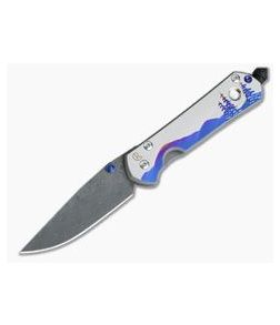 Chris Reeve Small Sebenza 21 Nichols Damascus Night Sky with Mother of Pearl