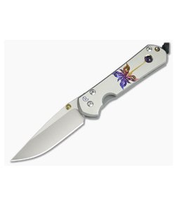 Chris Reeve Small Sebenza 21 Unique Graphic with Amethyst
