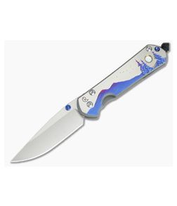 Chris Reeve Small Sebenza 21 S35VN "Big Dipper" Night Sky with Mother of Pearl Cabochon 1112-005