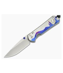 Chris Reeve Small Sebenza 21 "Big Dipper" Night Sky with Mother of Pearl Cabochon 1112-010