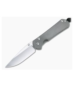 Chris Reeve Small Sebenza 31 Polished S45VN Silver Double Lug Titanium Folder 005