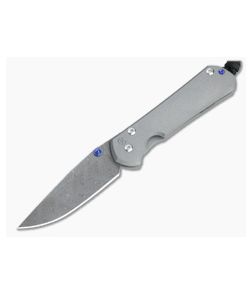 Chris Reeve Small Sebenza 31 Boomerang Damascus Titanium Folding Knife 006