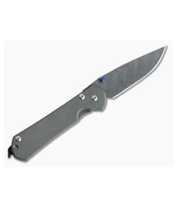 Chris Reeve Small Sebenza 31 Left Handed Boomerang Damascus Drop Point