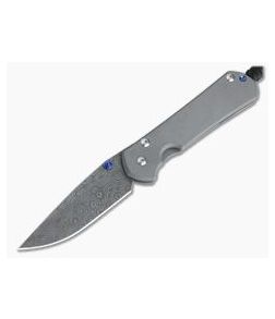 Chris Reeve Small Sebenza 31 Raindrop Damascus Drop Point 002