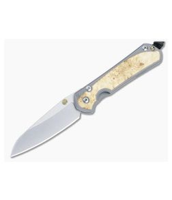 Chris Reeve Small Sebenza 31 Frame Lock Folder Box Elder Inlay MagnaCut Insingo S31-1126-003