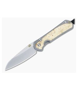 Chris Reeve Small Sebenza 31 Frame Lock Folder Box Elder Inlay MagnaCut Insingo S31-1126-008