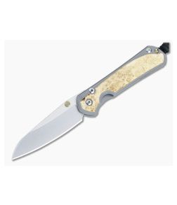 Chris Reeve Small Sebenza 31 Frame Lock Folder Box Elder Inlay MagnaCut Insingo S31-1126