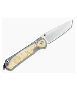 Chris Reeve Small Sebenza 31 Left Hand Tanto Box Elder
