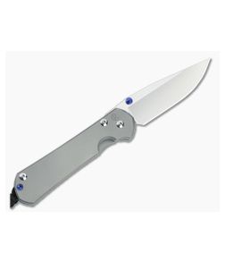 Chris Reeve Small Sebenza 31 Left Hand Glass Blasted MIM Clip