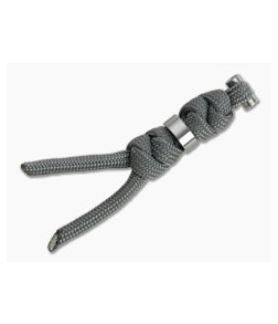 Chris Reeve Small Sebenza 31 Lanyard Charcoal with Silver Bead