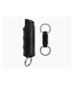 Sabre Red Black Campus Safety Pepper Gel w/ QR Key Ring 15302