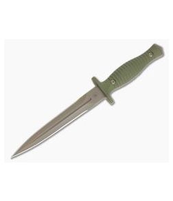 Spartan-George V-14 Dagger FDE S45VN OD Green G10 Kydex Sheath Fixed Blade SB27DEGRKYTN
