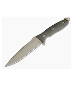 Spartan Blades Moros FDE S45VN Green Canvas Micarta Kydex Sheath Fixed Blade 53DEGRKYTN