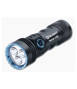 Olight Seeker 4 Mini Black Rechargeable 1200 Lumens Cool White and UV LED Flashlight
