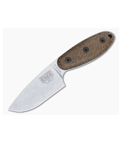 ESEE Sencillo A2 Fixed Blade 3D Burlap Micarta