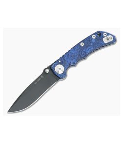 Spartan Harsey Folder Special Edition Blue Paisley Black PVD S35VN