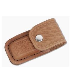 Leather Belt Pouch 3" Tan