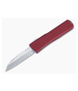 Axial Knives Shift OTF Automatic Red Aluminum Handle Magnacut Stonewashed Wharncliffe Blade