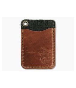 Hitch & Timber Short Fold Card Wallet English Tan Leather