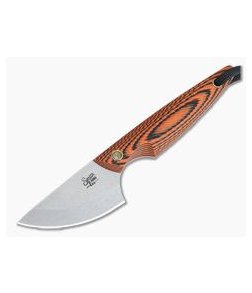 Smith & Sons Shrew AEB-L Orange/Black G10 EDC Neck Knife