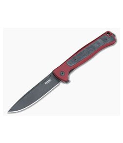 LionSteel Skinny Red Aluminum Black Blade SK01A-RB