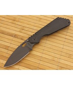 Strider SMF-CC Spear Point Black G10 Handle Black Blade Flamed Ti