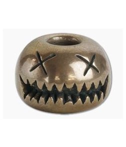 Audacious Concept Smiley Bead Medium Bronze Lanyard Bead SMM-BRZ-STW