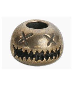 Audacious Concept Smiley Bead Small Bronze Lanyard Bead SMS-BRZ-STW