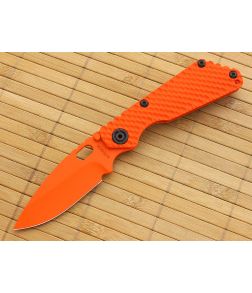 Strider SnG Exclusive Orange G10 Gunner Grip Orange Cerakote Blade