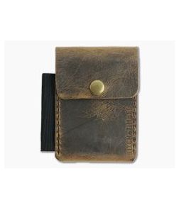 Hitch & Timber Surveyor Crazy Horse Leather Brass Snap Wallet