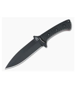 TOPS Szabo Express Single Edge Black 1095 Canvas Micarta Tactical Fixed Blade SZEX-01