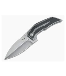 Reate Knives T4000 Tashi Bharucha Two-Tone M390 Carbon Fiber Frame Lock Flipper