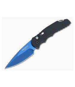 Protech TR-5 Sapphire Blue Automatic Black Aluminum Handle T503-SB