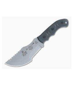 TOPS Tom Brown Tracker #3 Black Micarta Handle Tumbled 154CM Stainless Steel TBT-031